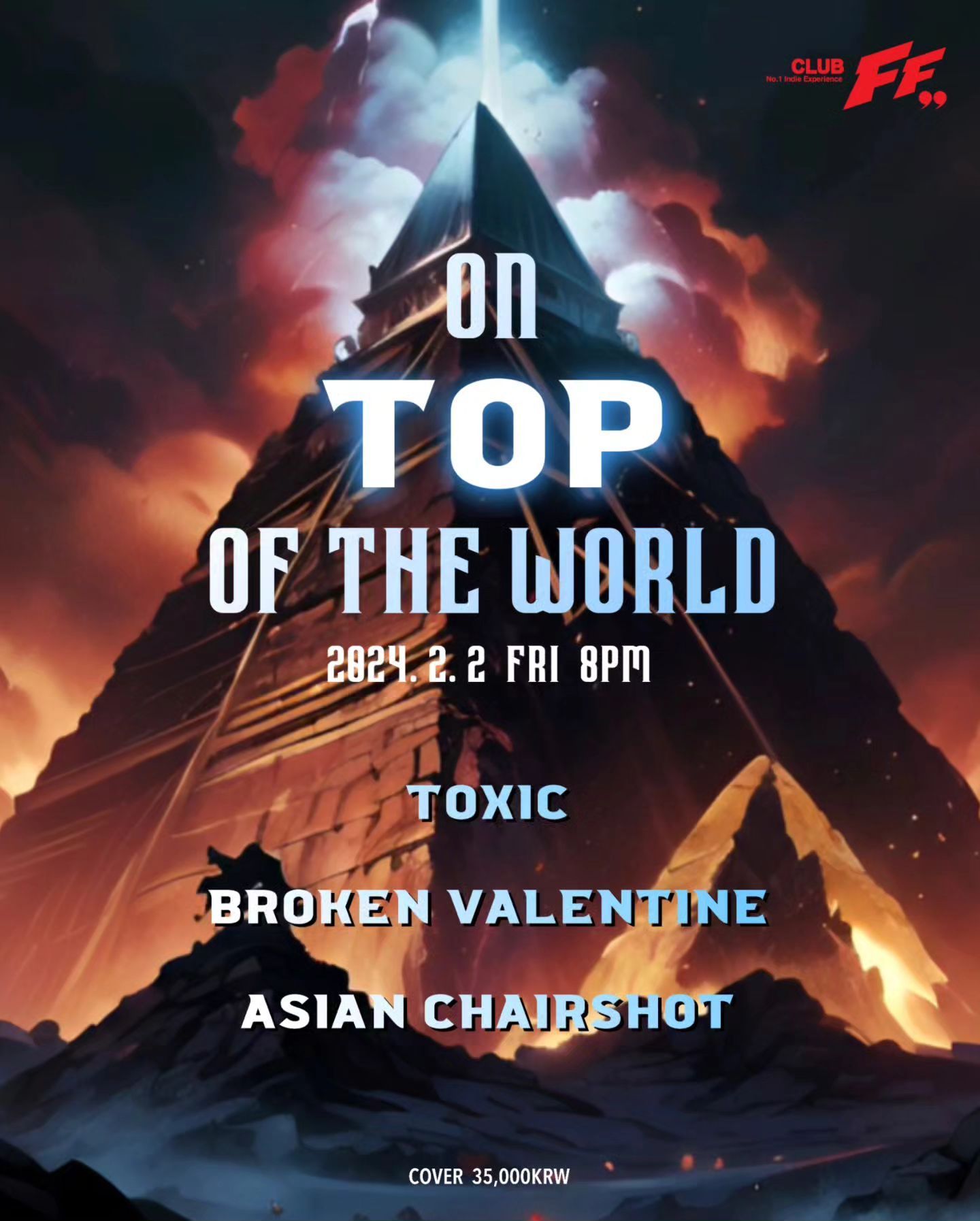 on TOP of the World