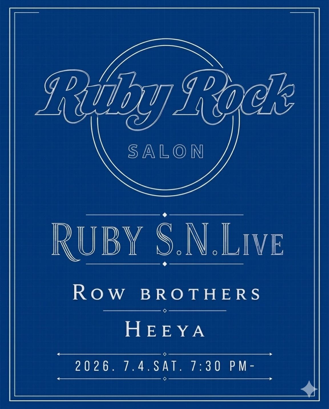 RUBY S.N.Live - Row brothers, Heeya