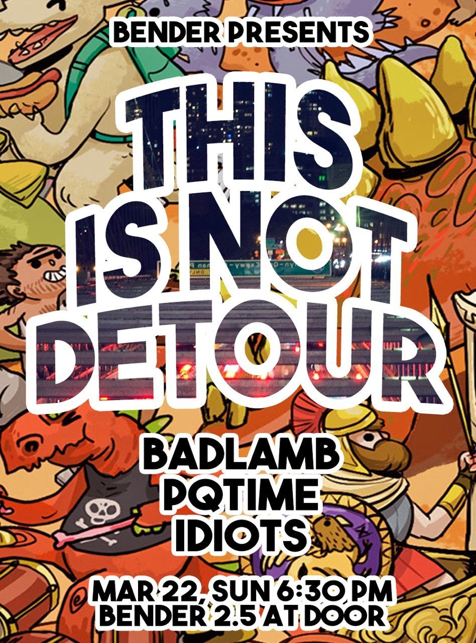 THIS IS NOT DETOUR poster 2