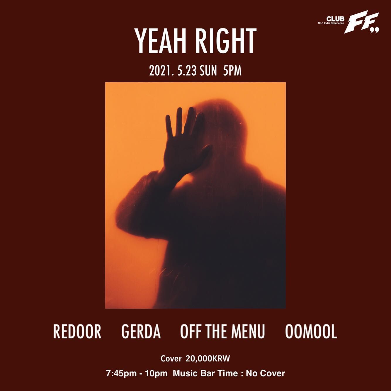 YEAH RIGHT poster 2