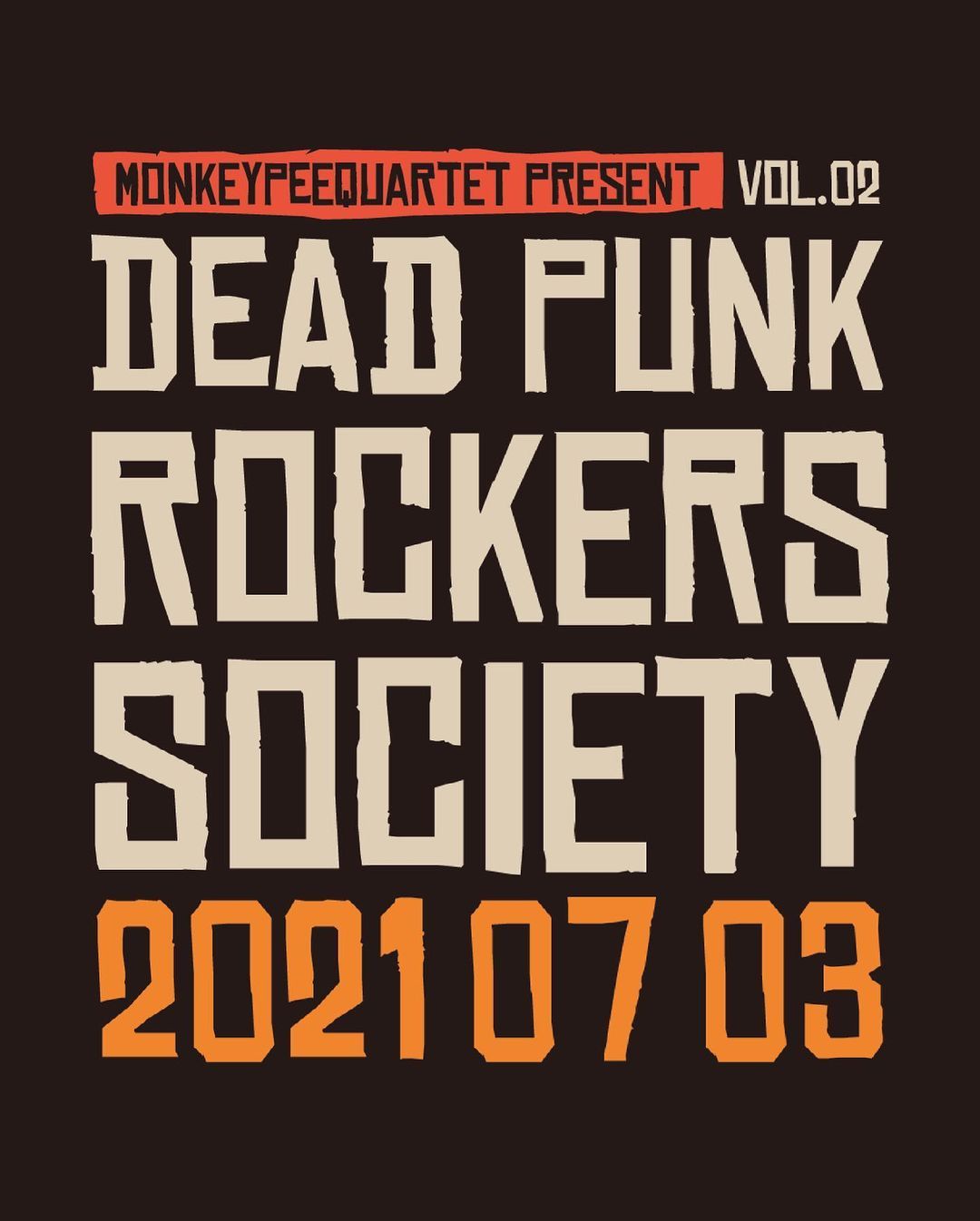 Dead Punk Rockers Society vol.2 poster 2