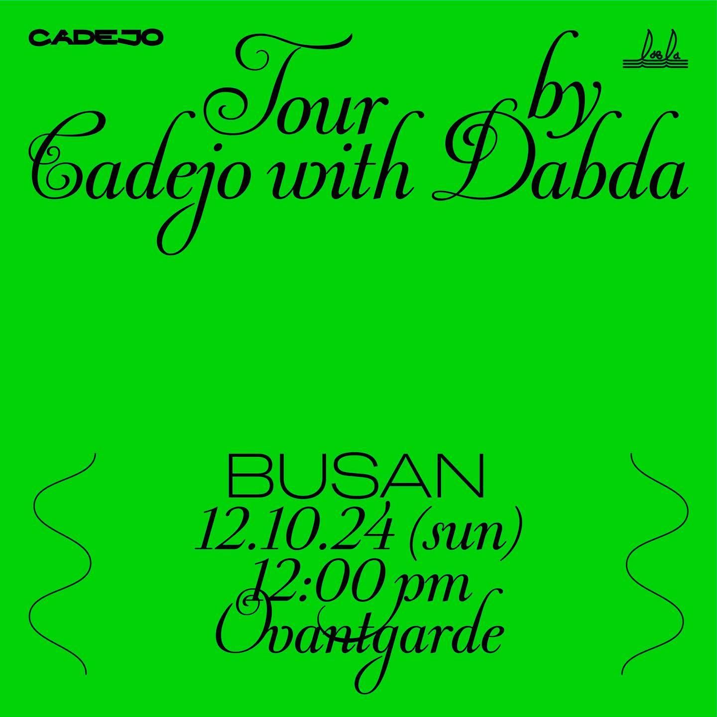 까데호 x 다브다 투어 - 부산