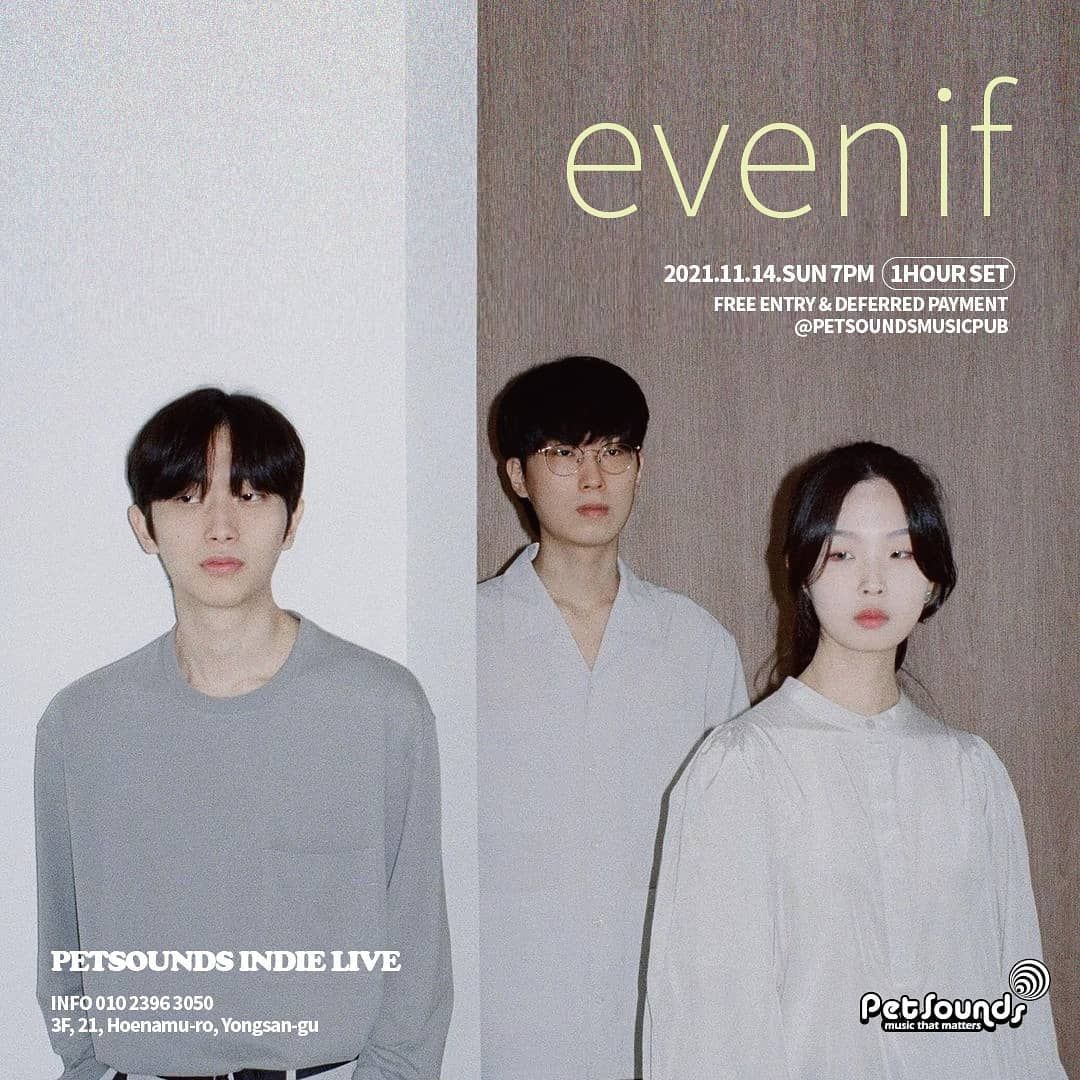 펫사운즈 인디라이브 - 이븐이프