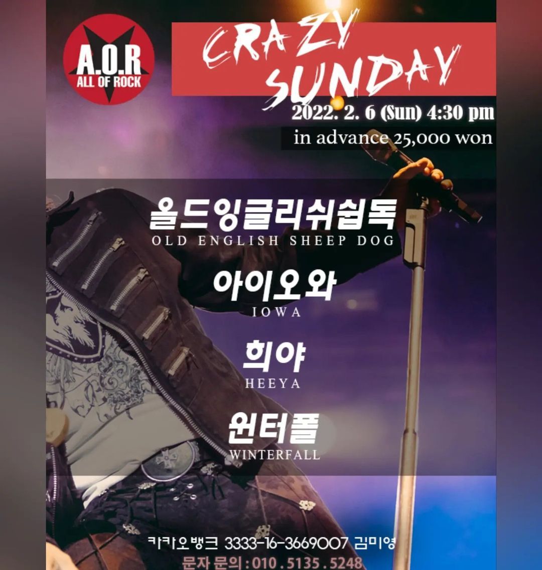 A.O.R CRAZY SUNDAY