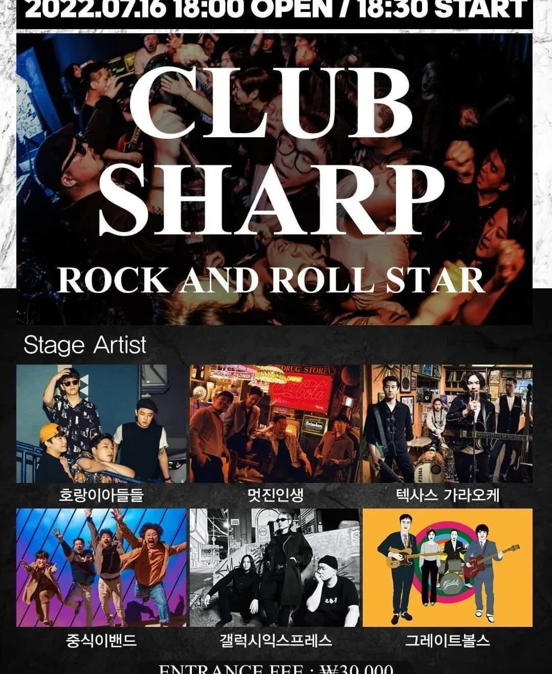 ROCK AND ROLL STAR vol.1  poster 2