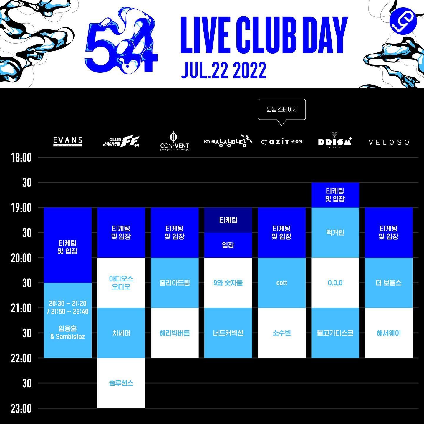 라이브클럽데이 54회 poster 2