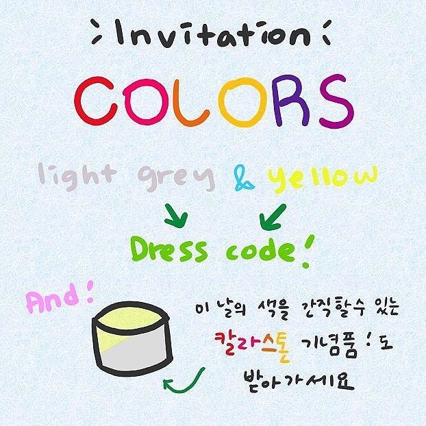 COLORS - light grey & yellow poster 2