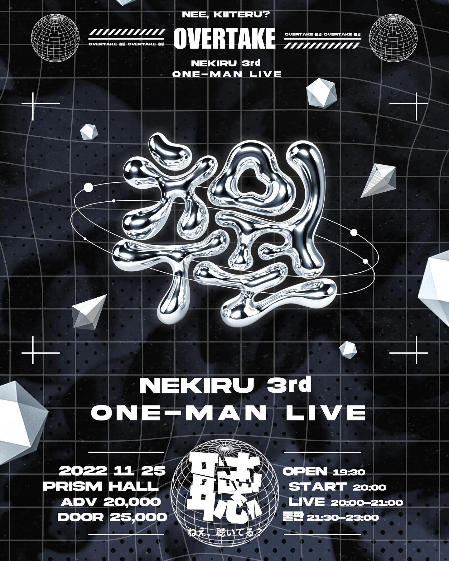 NEKIRU 3rd ONEMAN LIVE 「추월」