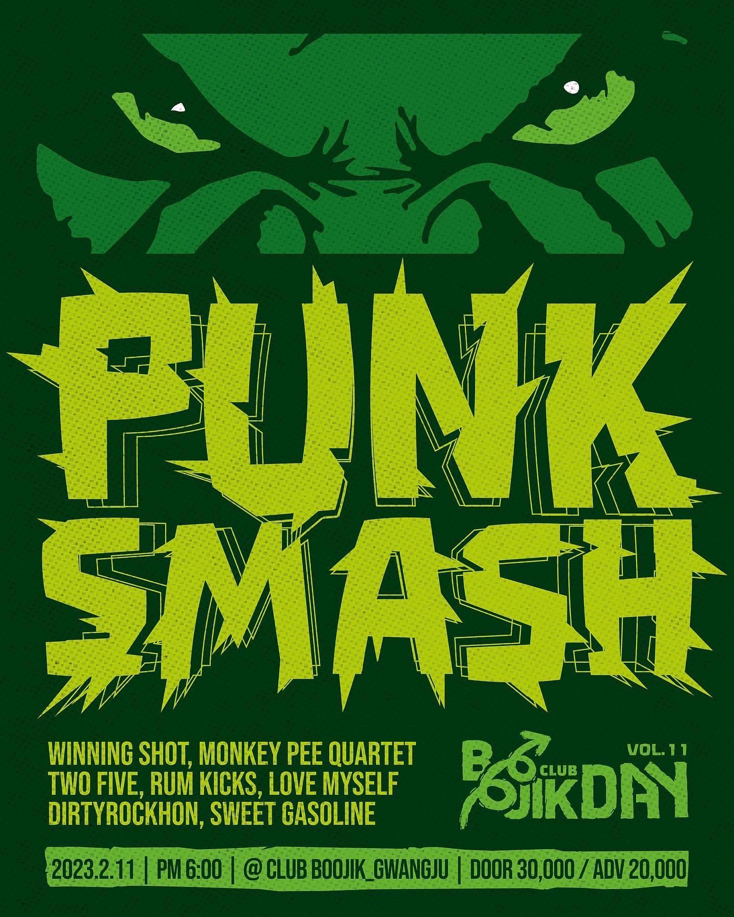 BOOJIK DAY vol.11 PUNK SMASH