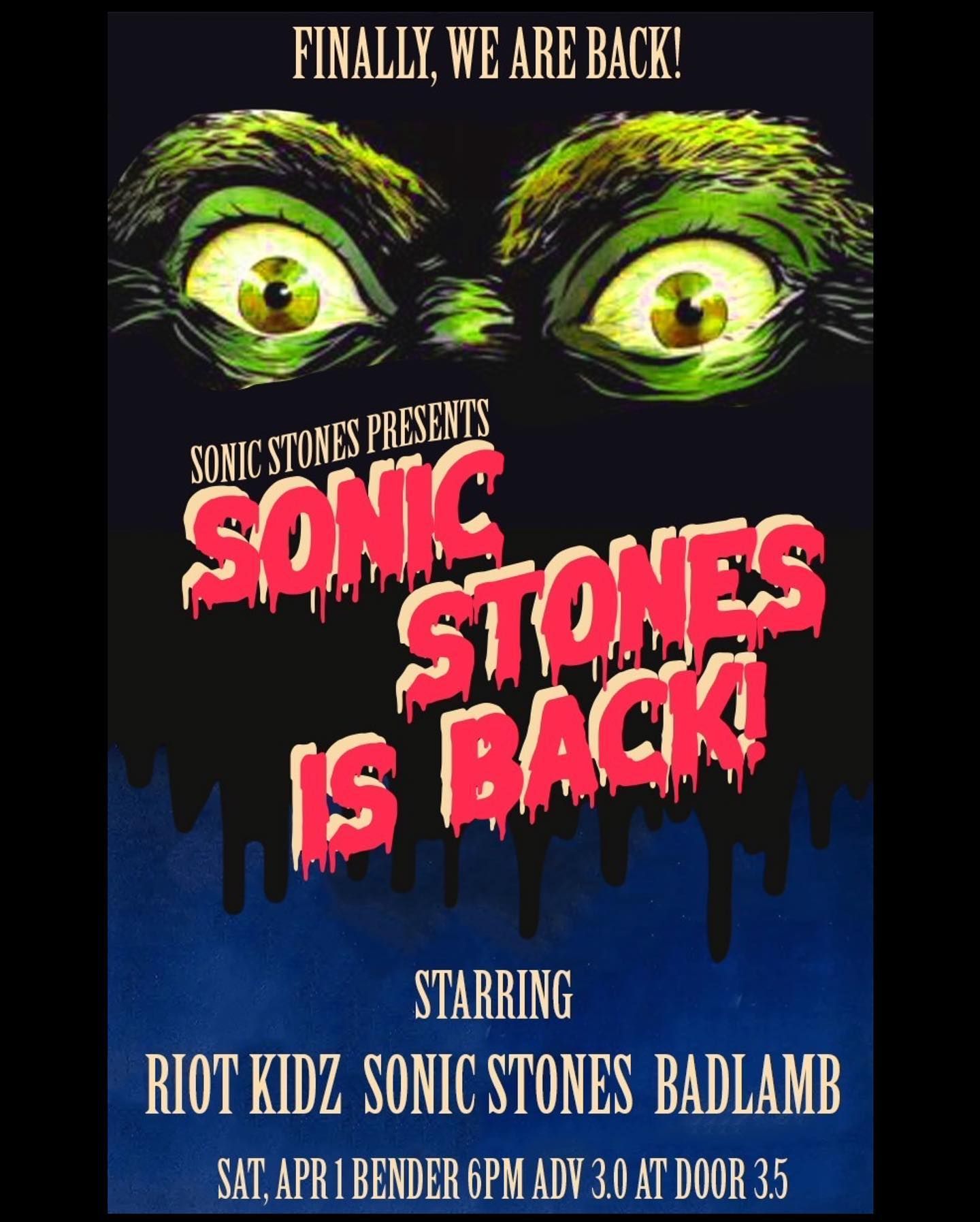 ‘SONIC STONES’ IS BACK!!🔥