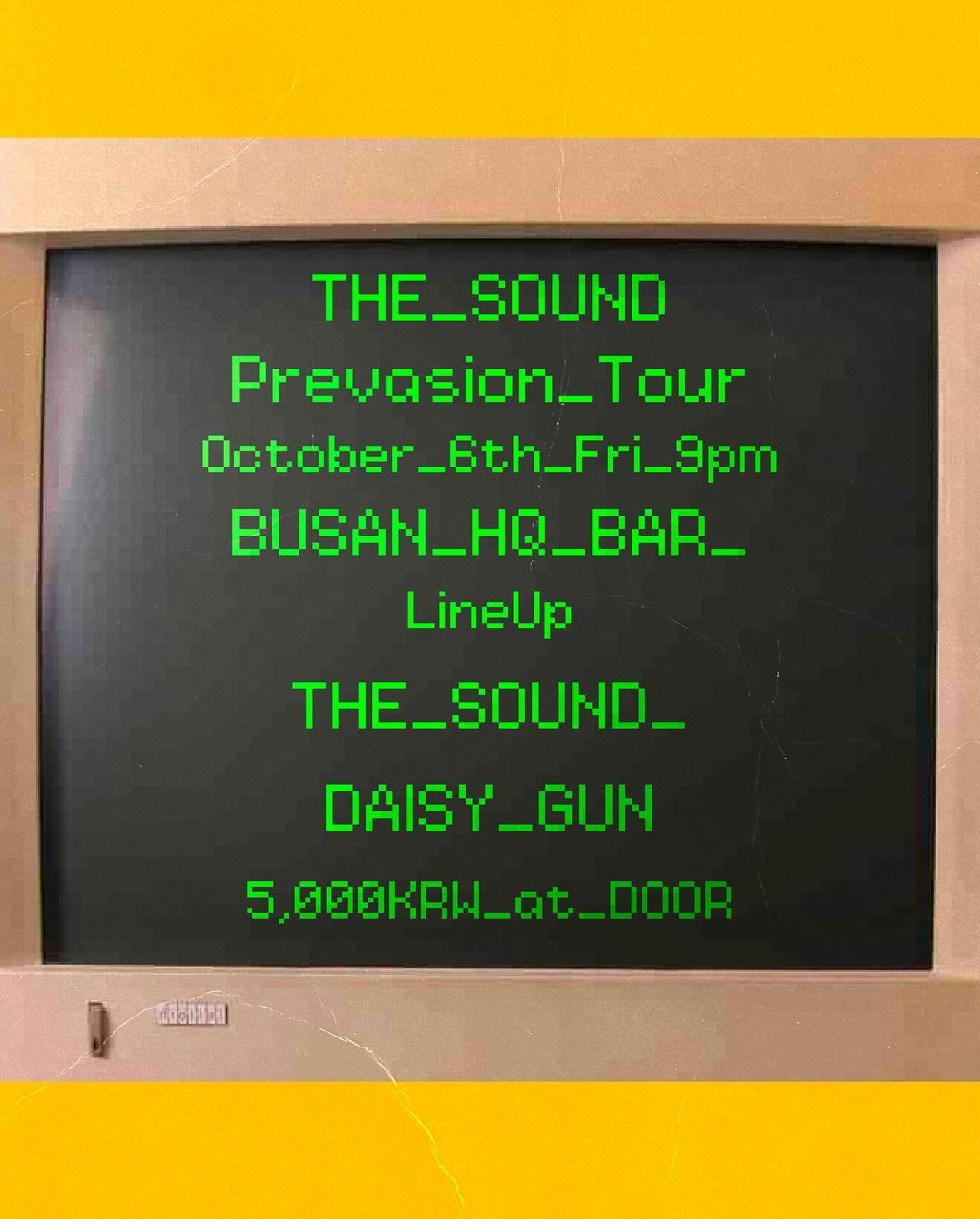 2023 THE SOUND "PREVASION" TOUR