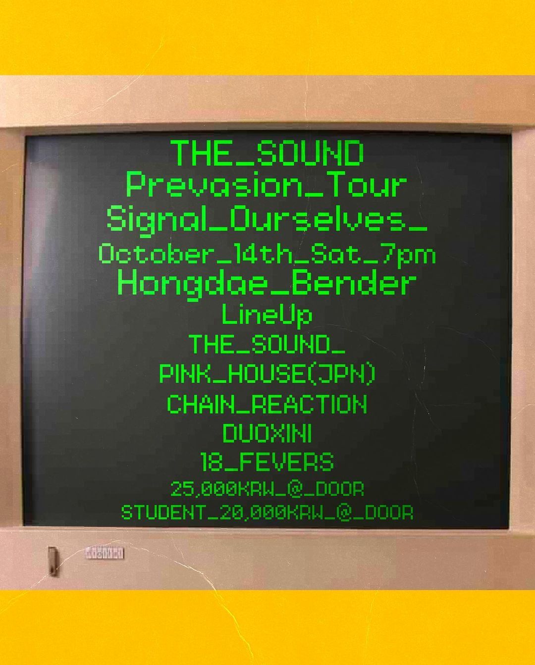 2023 THE SOUND "PREVASION" TOUR - 홍대 벤더