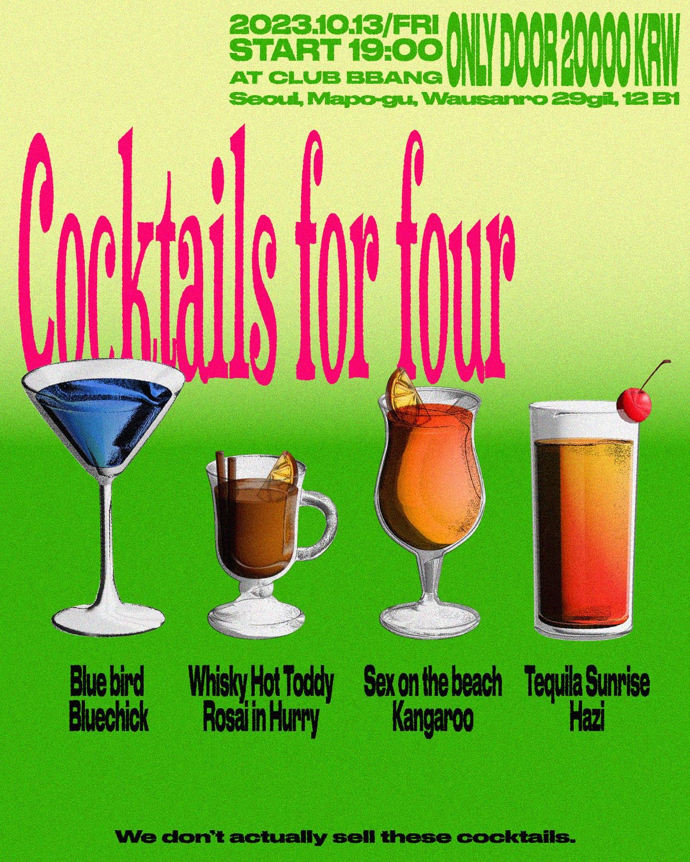 cocktails for four