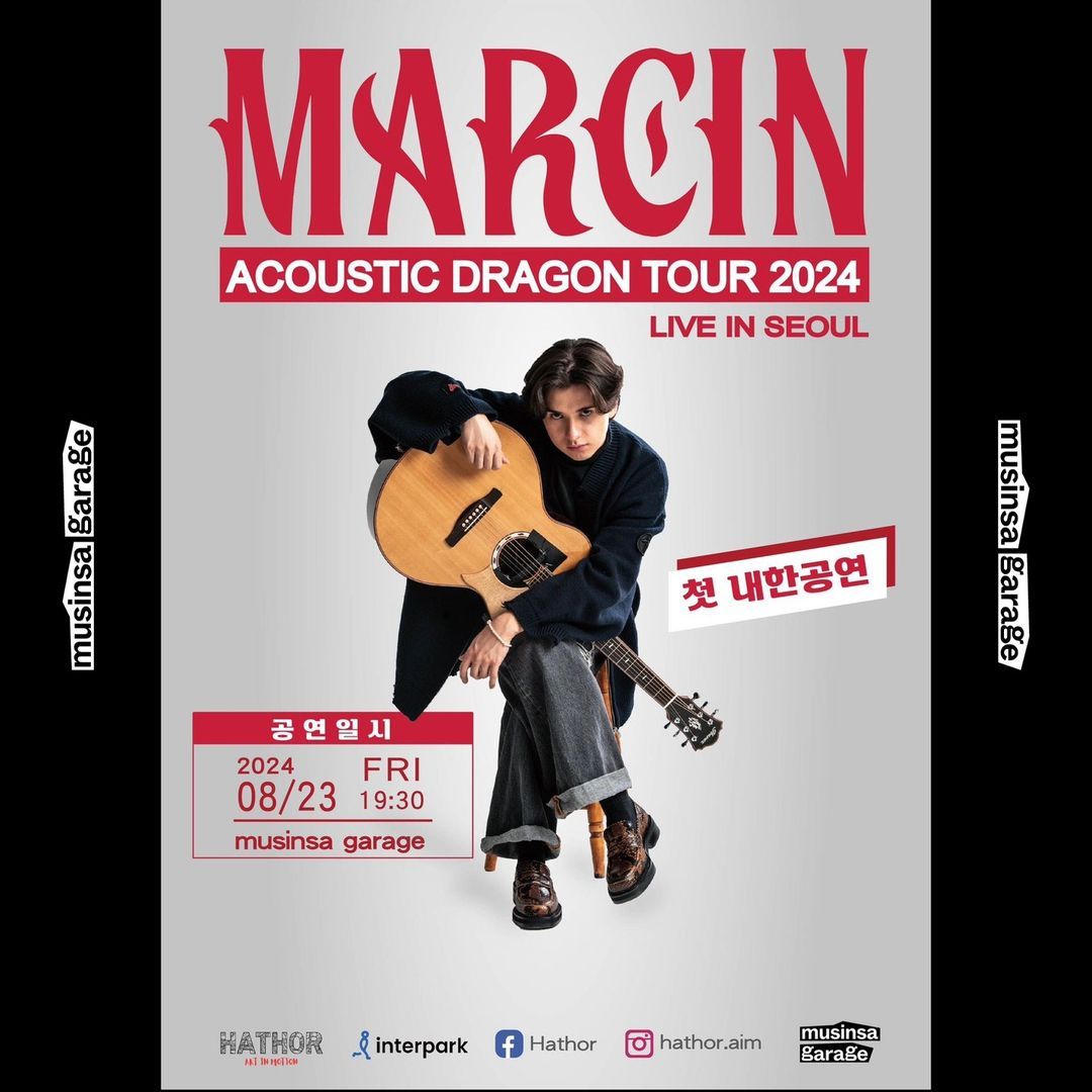 🎸MARCIN ACOUSTIC DRAGON TOUR 2024 LIVE IN SEOUL
