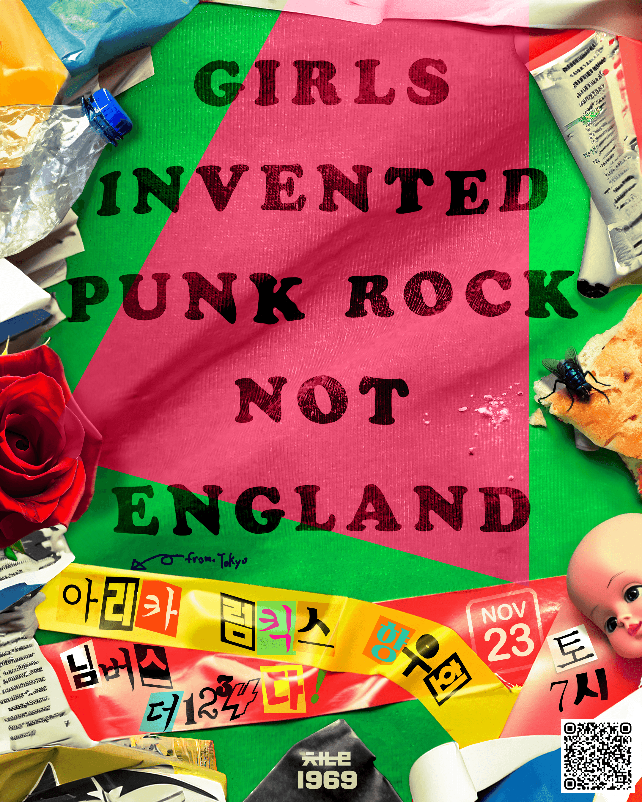 GIRLS INVENTED PUNK ROCK NOT ENGLAND