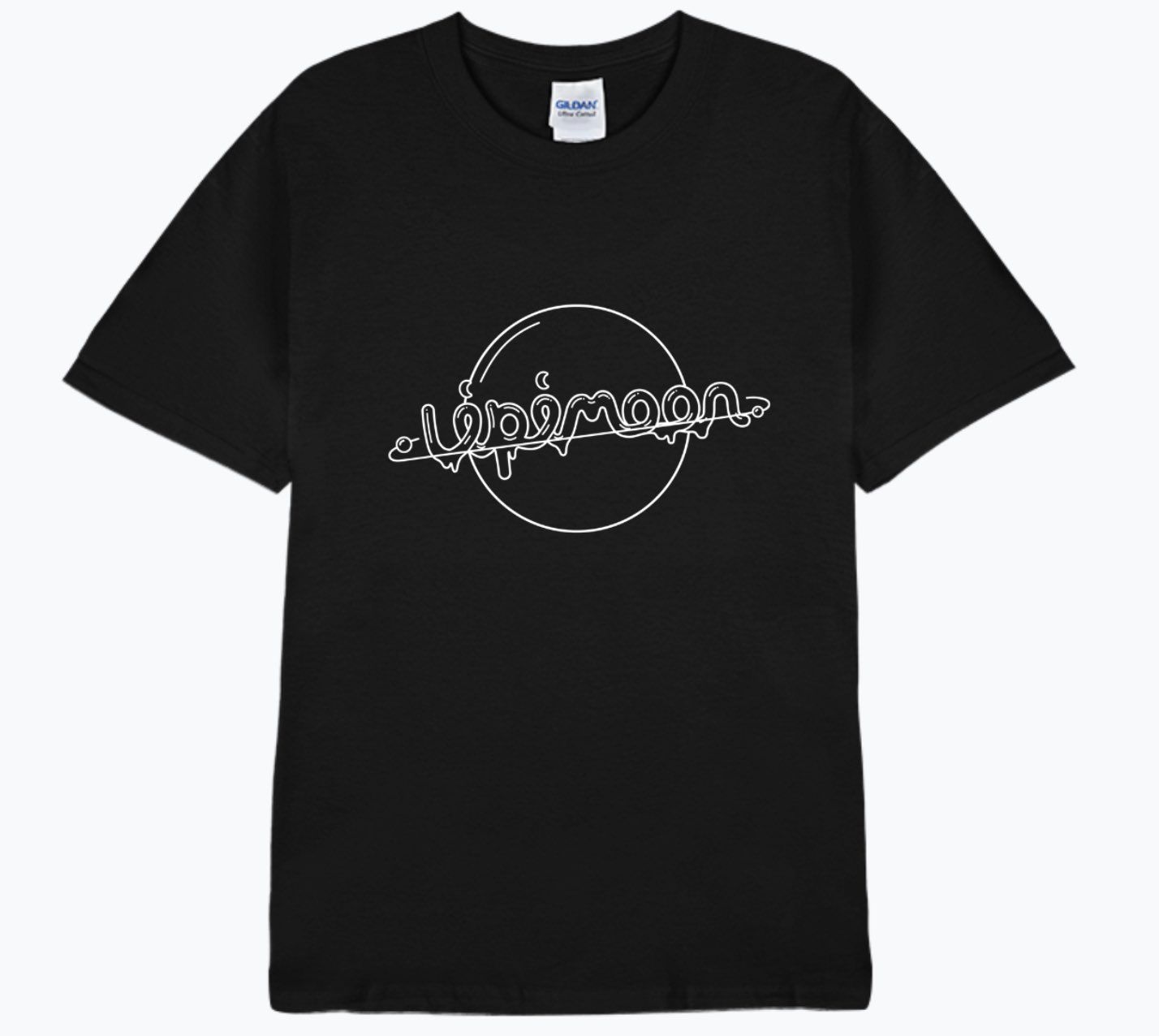 리피문 티셔츠 블랙