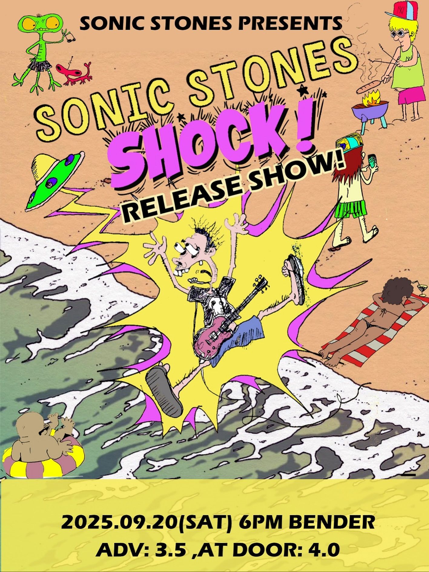 「SONIC STONES」 NEW SINGLE “SHOCK!” RELEASE SHOW‼️