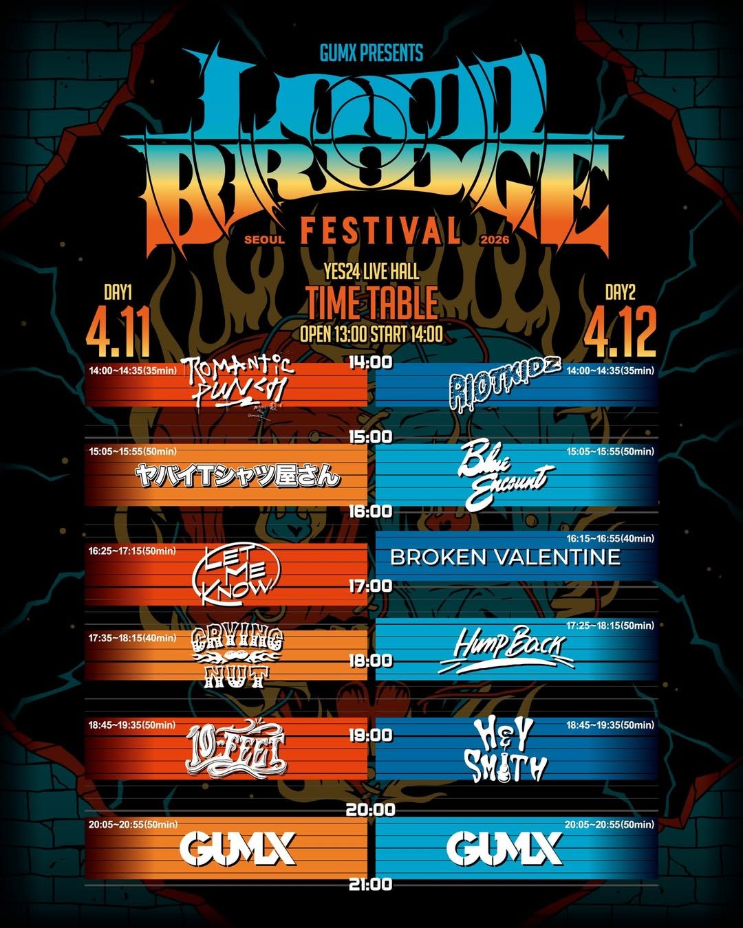 LOUD BRIDGE FESTIVAL SEOUL 2026 - YES24 라이브홀 (2026-04-11) poster 2