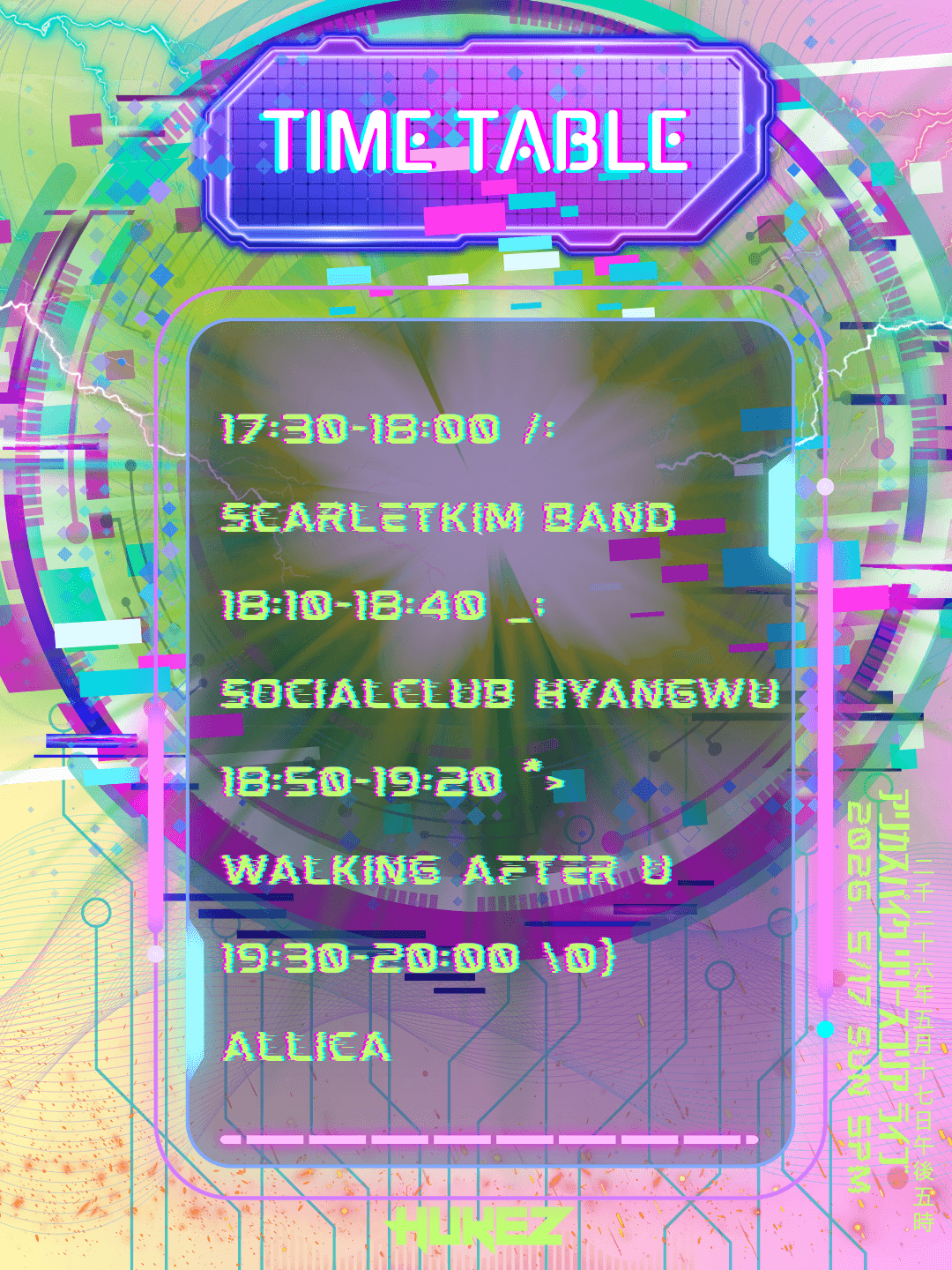 ALLiCA TOUR 2026 [SPiKE] in Korea! @후케즈 poster 6