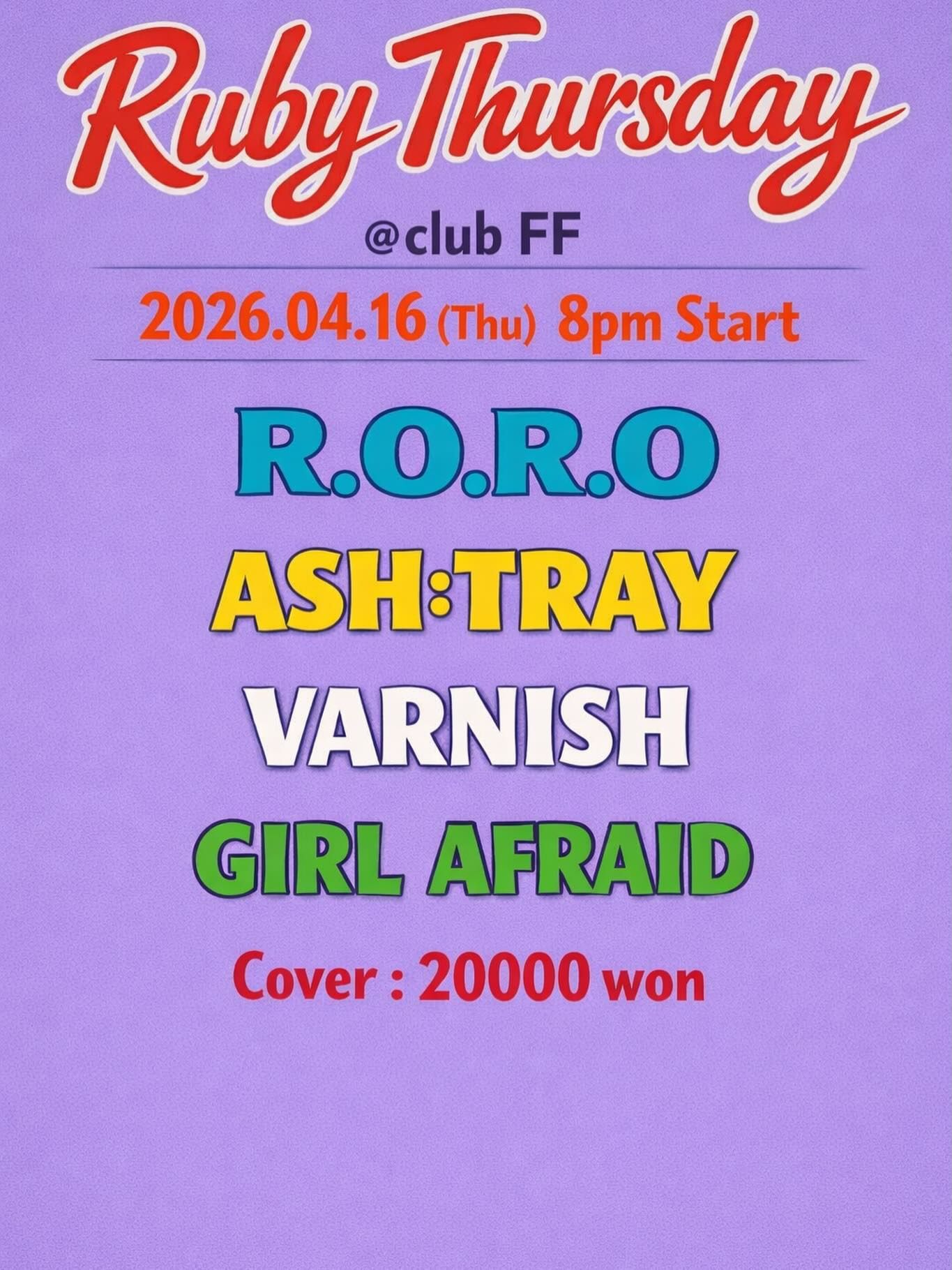Ruby Thursday @FF